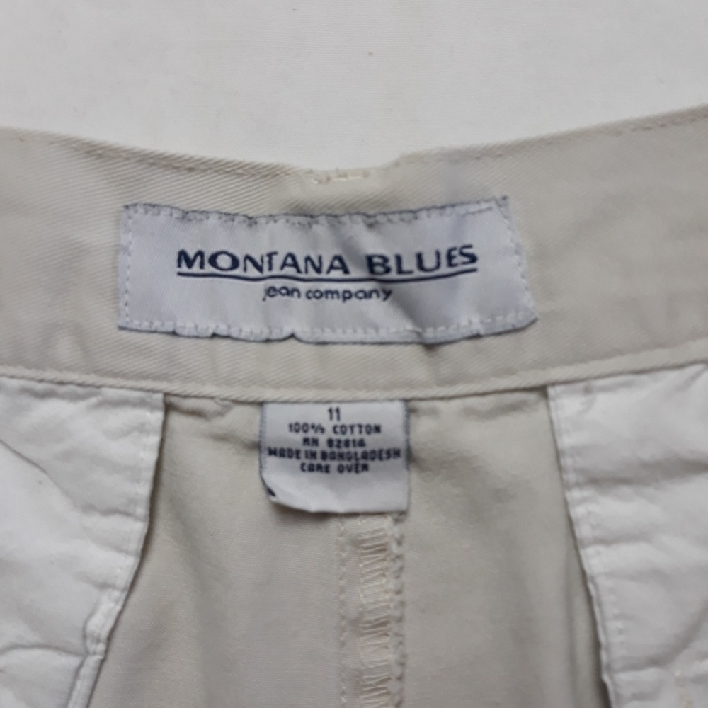 Montana Blues Jean Co. Kahki jean shorts size 11 - Picture 3 of 3
